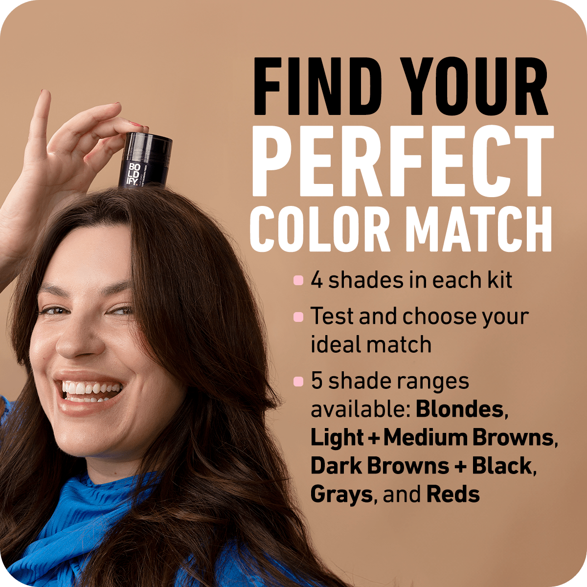 Hair Thickening Fibers Color Sample Kit