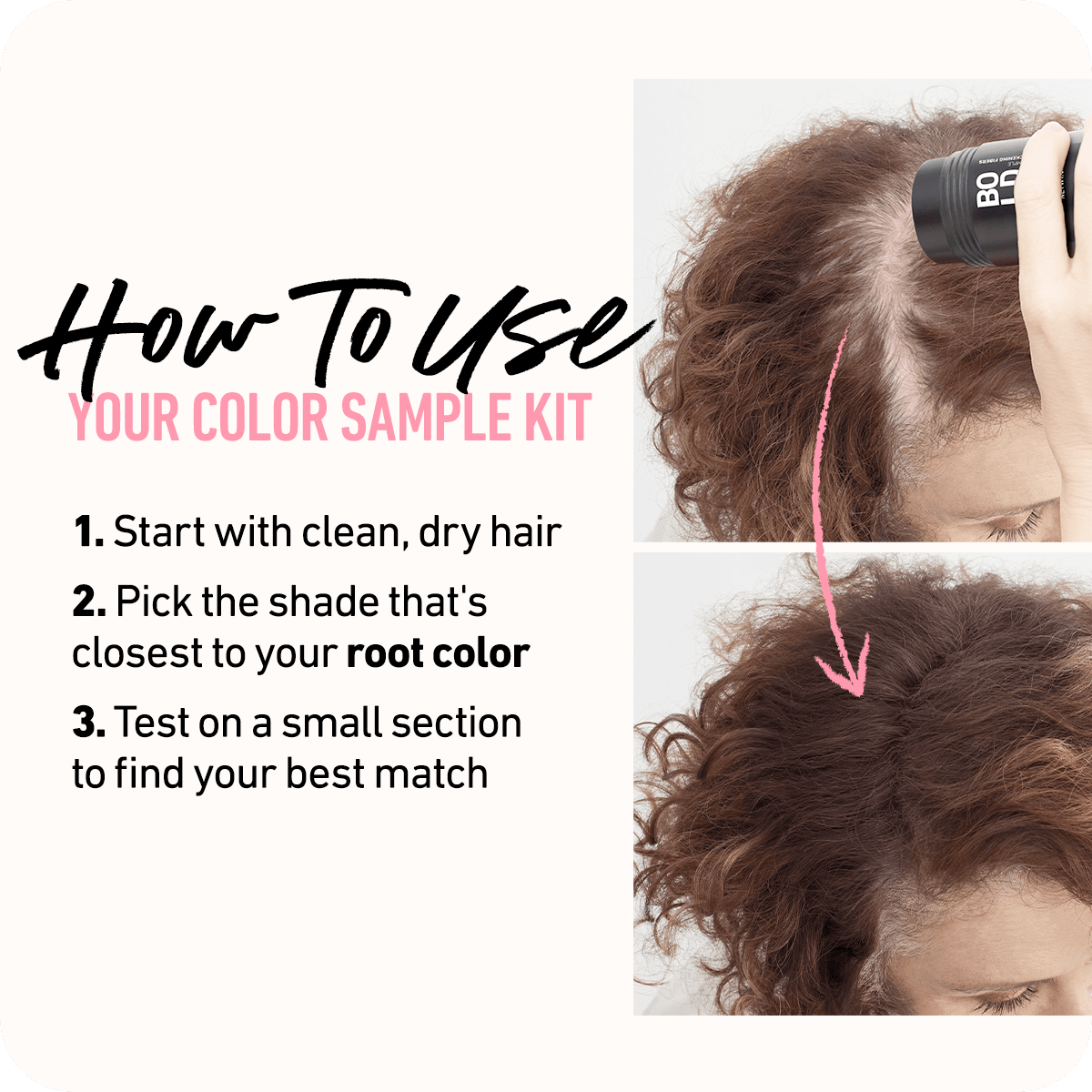 Hair Thickening Fibers Color Sample Kit