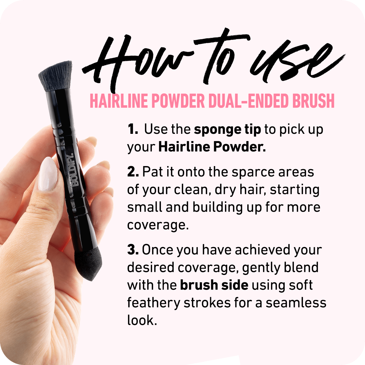 Hairline Powder Brush (Dual Ended)