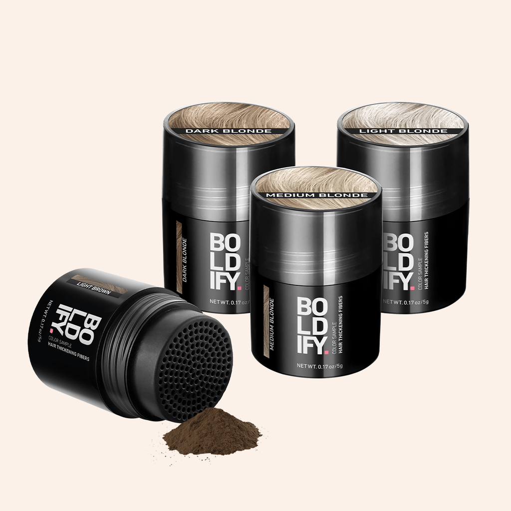 Hair Thickening Fibers Color Sample Kit