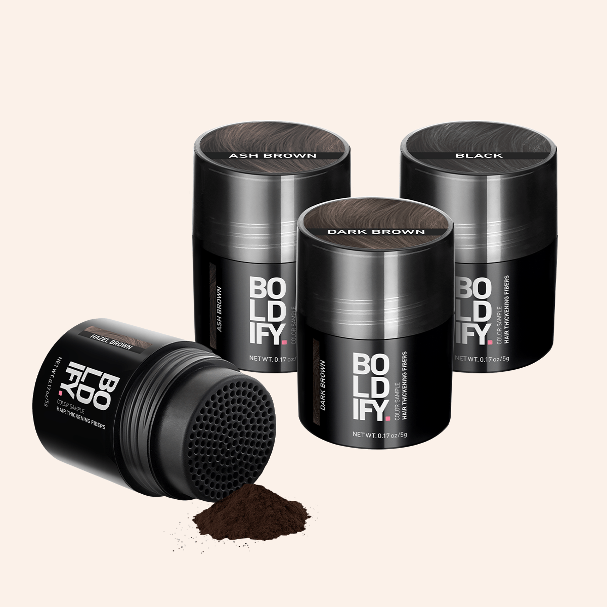 Hair Thickening Fibers Color Sample Kit