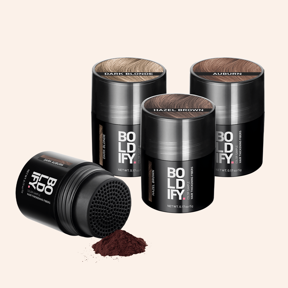 Hair Thickening Fibers Color Sample Kit