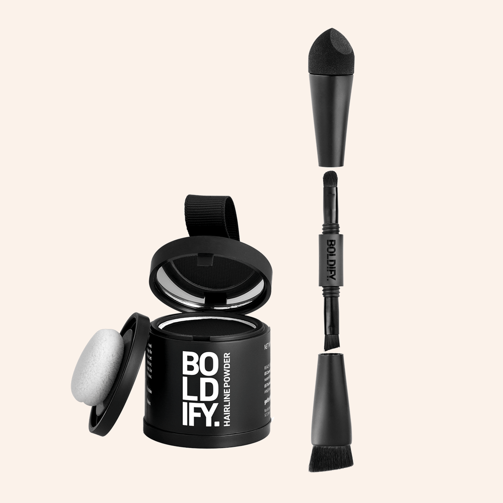 Hairline Powder Starter Kit - Your All-In-One Kit for Flawless Roots, a Fuller Hairline, and Instant Confidence