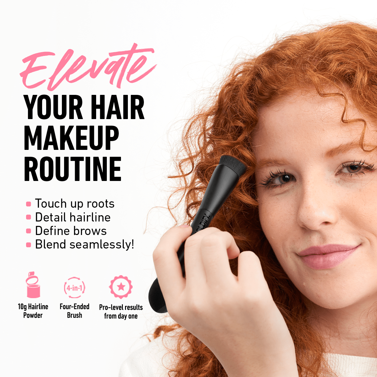 Hairline Powder Starter Kit - Your All-In-One Kit for Flawless Roots, a Fuller Hairline, and Instant Confidence
