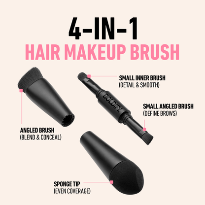 Hairline Powder Starter Kit - Your All-In-One Kit for Flawless Roots, a Fuller Hairline, and Instant Confidence
