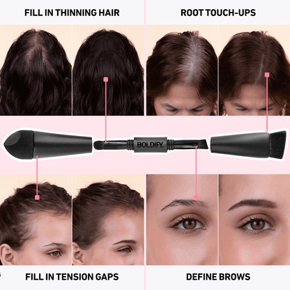 Hairline Powder Starter Kit - Your All-In-One Kit for Flawless Roots, a Fuller Hairline, and Instant Confidence